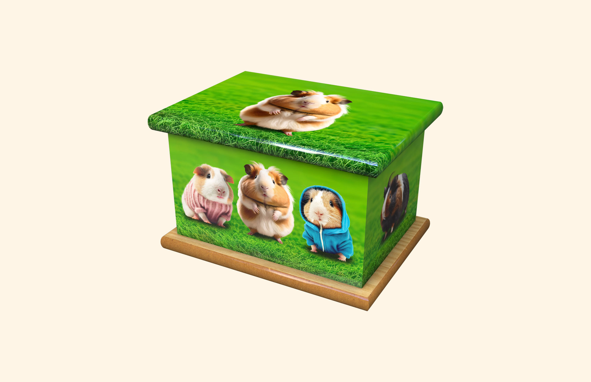Guinea Pigs child ashes casket